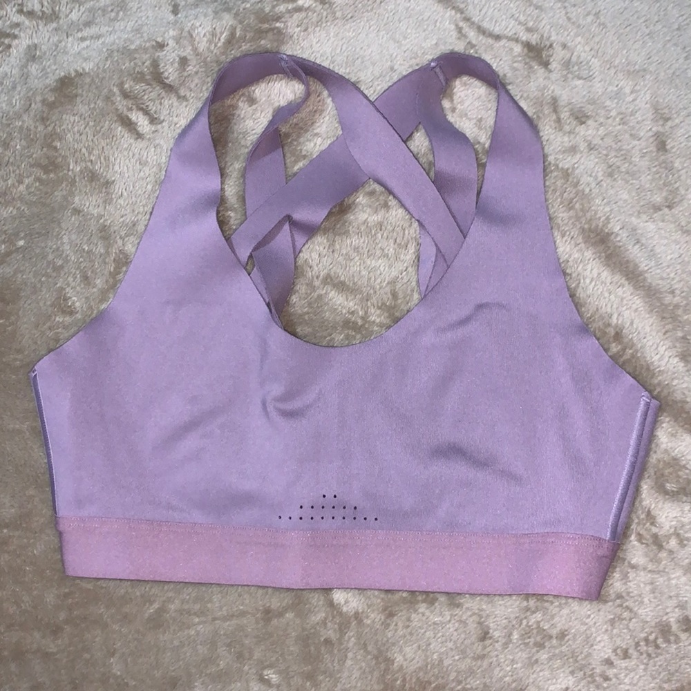 brand new target active sports bra purple - medium support